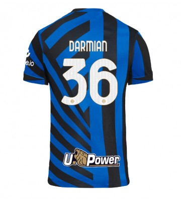 Inter Milan Matteo Darmian #36 Hjemmebanetrøje 2024-25 Kort ærmer